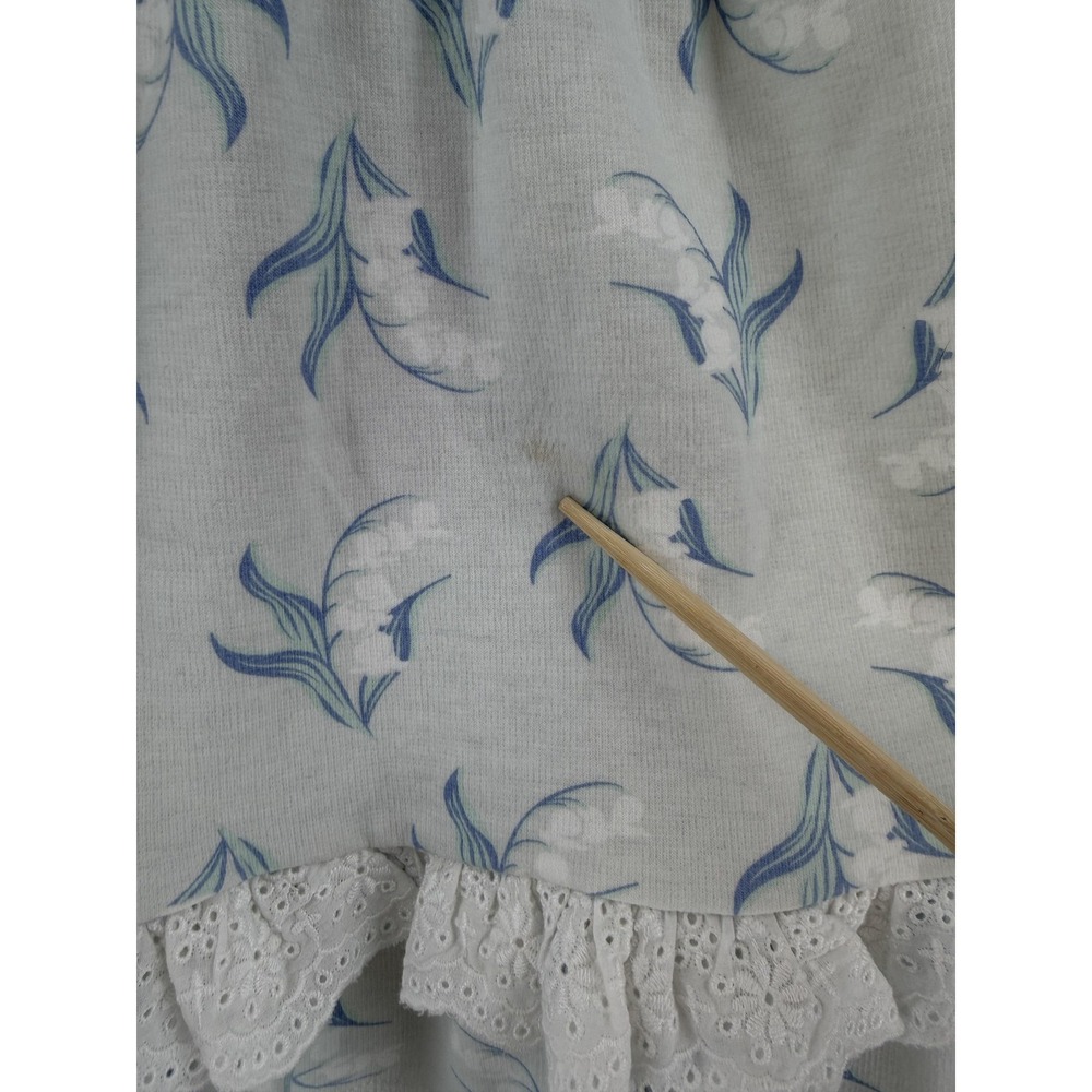 Tommy Bahama Dress Girls‎ 3T Blue White Floral Ruffle Lace Sleeveless Sundress - Picture 8 of 9